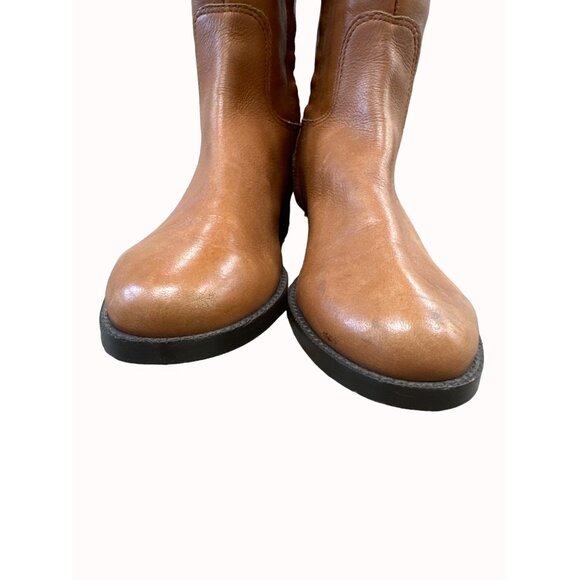 Ralph Lauren Lauren womens brown below knee leather boots shoes 5.5B SKU 6464 - Picture 8 of 13